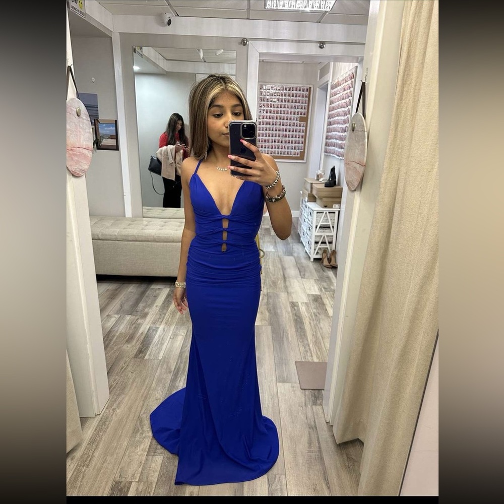Royal Blue Jovani Prom Dress